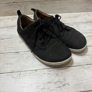 Xero Shoes Men's Glenn Leather Barefoot Dress Casual Shoe Black Size 12